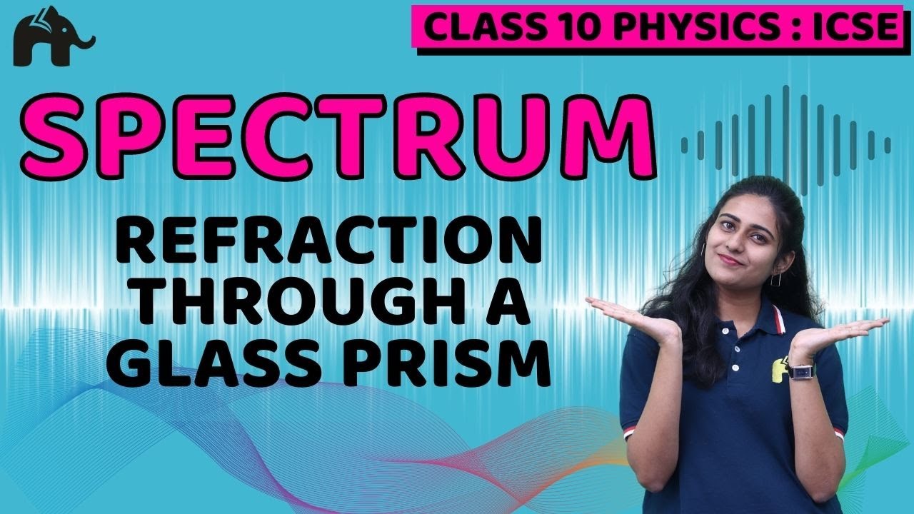 Spectrum Class 10 ICSE Physics | Selina Chapter 6 | Refraction through a glass prism