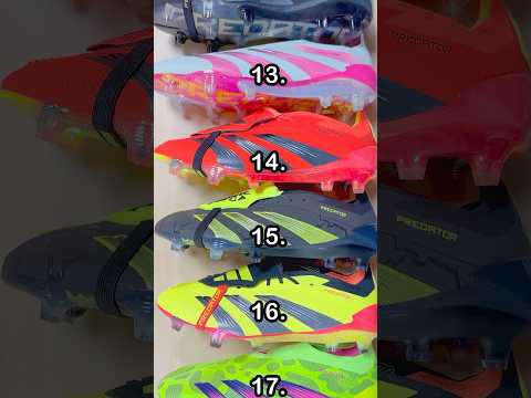 Ranking EVERY adidas Predator you can buy 👀🔥 #footballboots #soccercleats #cleats #adidas