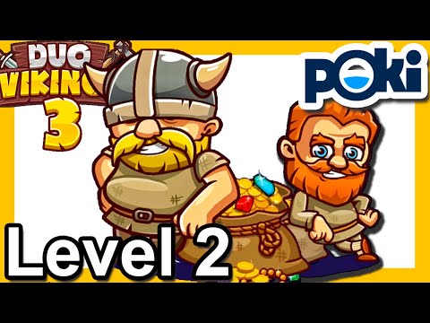 Duo Vikings 3 Level 2 [GAMEPLAY] poki.com