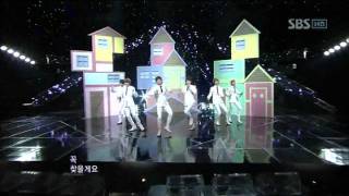 Boyfriend -I&#39;ll be there (보이프렌드 - 내가 갈게)  @SBS Inkigayo 인기가요 20111211