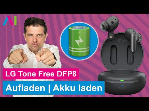 LG Tone Free DFP8 - Aufladen | Akku laden • 🎧 • 🔋 • 🔌 • Anleitung | Tutorial