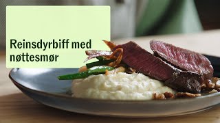 Reinsdyrbiff med nøttesmør