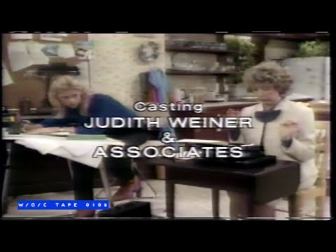 WGRZ TV Channel 2 End Credit Announcements "Family Ties" - 1986