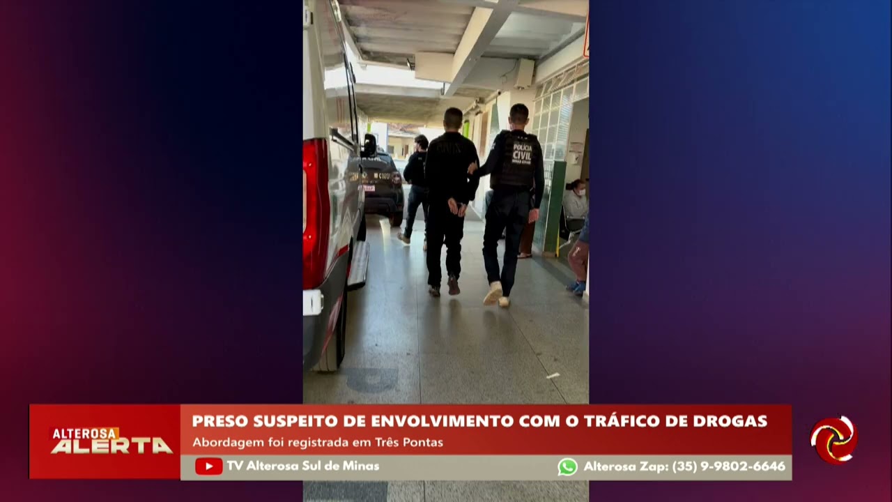 Homem é preso no tráfico de drogas em Três Pontas