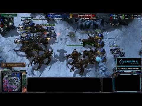 SZTeam #1 - Trehor vs Waka - TvZ - Heart of the Swarm - Neo Planet S