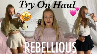 HUGE TRY ON REBELLIOUS FASHION HAUL!! MARCH 2019🥰💕AD