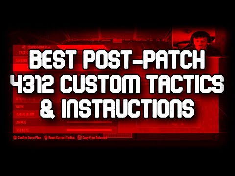 BEST POST-PATCH 4312 CUSTOM TACTICS & INSTRUCTIONS | FIFA 21 ULTIMATE TEAM CUSTOM TACTICS | 27-3