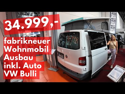 34,998 € MOTORHOME brand new conversion 34,998 € incl. VW Bulli 1 year full warranty Caravan Salo...