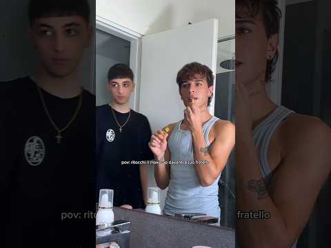 I PUT ON MY MAKEUP IN FRONT OF MY BROTHER 🙉 #foryou #makeup #lgbt
