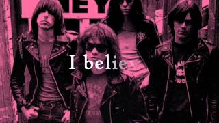Ramones -  I Believe In Miracles (lyrics on the screen)