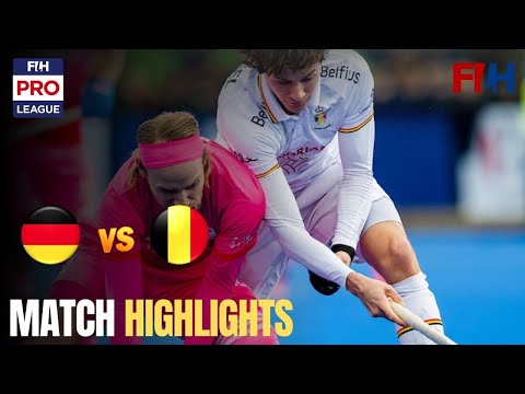 Germany Vs Belgium Hockey Match Highlights | FIH Pro League 2025-26 Match #1