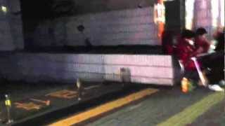 Waiting in line for Apple Store Lucky Bags 2013