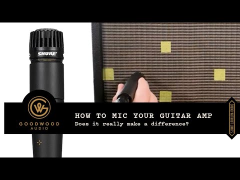 How To Mic A Guitar Amp