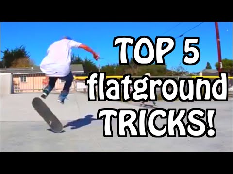 My top 5 BEST flatground tricks! | Garrett Ginner