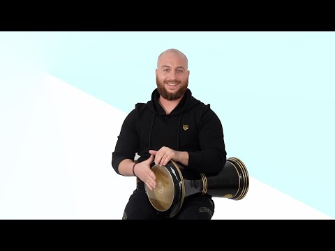 Darbuka Sombaty PRO Black Gold by Earth Percussion