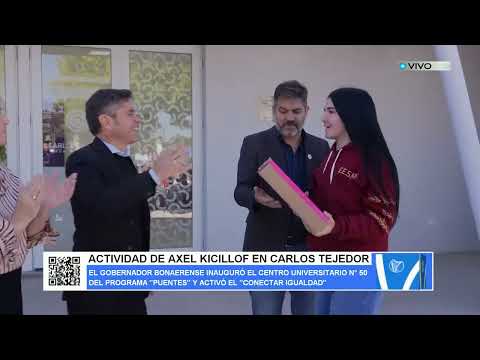 ACTIVIDAD DE AXEL KICILLOF EN CARLOS TEJEDOR
