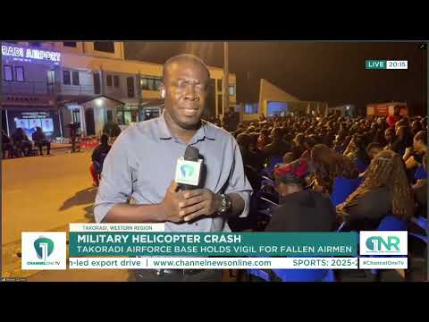 Military Helicopter Crash: Takoradi Airforce Base Holds Vigil to Honour Fallen Airmen