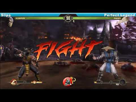 Slips (Scorpion) vs Perfect Legend (Raiden) Frosty Faustings IV 2012 Mortal Kombat 9 [_aNgryCttEE]