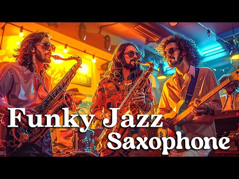 Let the Saxophone Carry You Away To Funky Jazz Bliss 🎷 Relaxing Instrumental Tunes