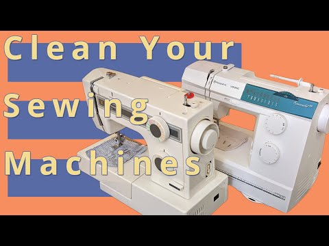 How to clean and oil a front or top loading sewing machine