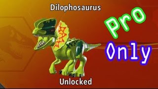 LEGO Jurassic World-How To Unlock [Dilophosaurus Dinosaur] Character and Find the Location