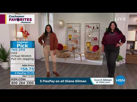 DG2 by Diane Gilman Virtual Stretch PullOn Jegging  Fash...