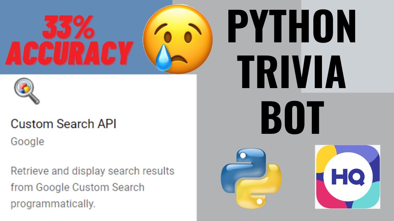 Python Trivia Bot with Google Custom Search API Part 2 | #130