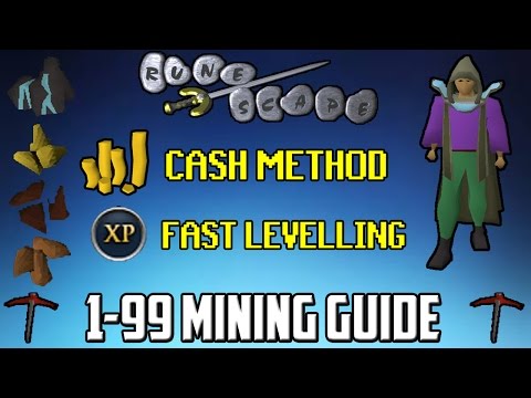 Old School RuneScape In-depth 1-99 Mining Guide - P2P/F2P