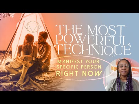 HOW TO MEDITATE TO OPEN YOUR THIRD EYE AND MANIFEST A SPECIFIC PERSON (STEP BY STEP)