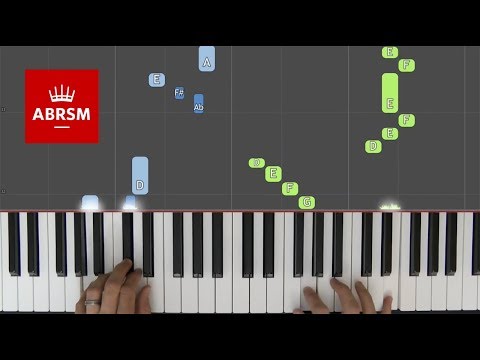 Giga / ABRSM Piano Grade 3 2019 & 2020, A:2 / Synthesia 'live keys' tutorial