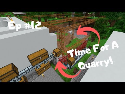 Time To Become Lazy And Build A BC Quarry! | Renir Plays Modded Minecraft FTB Revelation | Ep 12