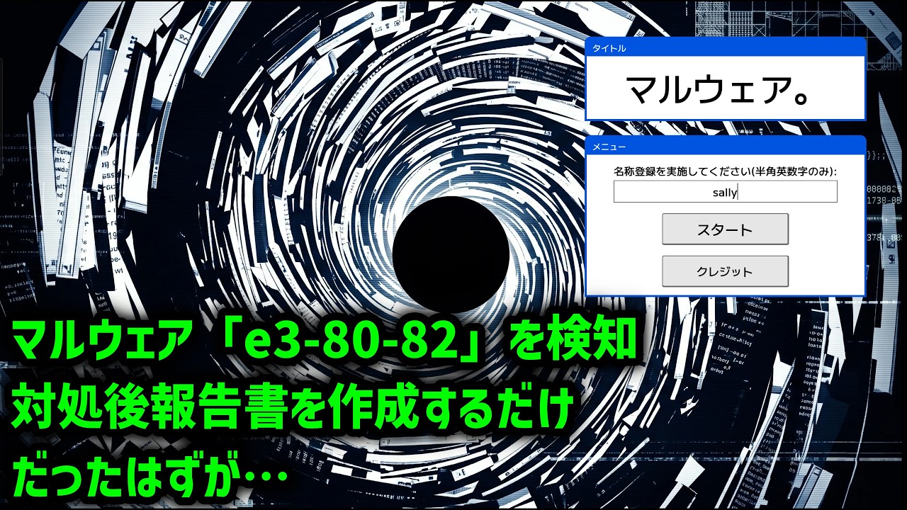 シャリ猫サリー 【インディーゲーム ch】によるマルウェア。実況プレイ