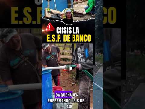 Problemática del Servicio de Agua Potable en El Banco Magdalena