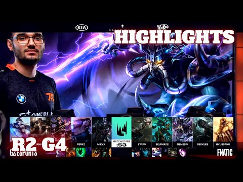 G2 Esports vs Fnatic - Game 4 Highlights | Round 2 Playoffs S10 LEC Summer 2020 | G2 vs FNC G4