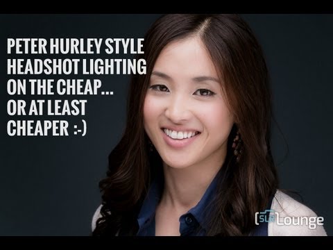 Peter Hurley Style Headshot Lighting on the Cheap! Headshot Lighting with a Strobe and Reflectors