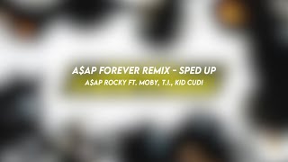 a$ap forever REMIX: A$AP rocky ft. moby, T.I., kid cudi (sped up)