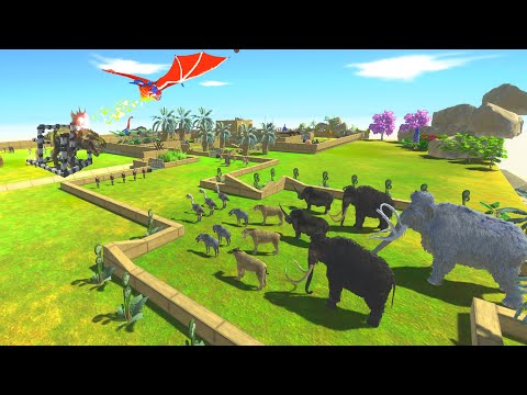 PREHISTORIC MAMMALS RELEASE CARNIVORE DINOSAURS - Animal Revolt Battle Simulator
