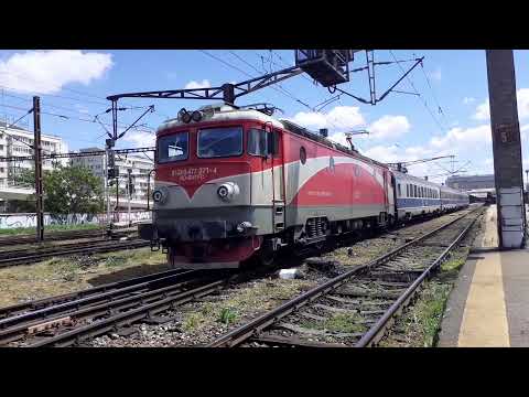 Garare si plecare IR 1575 catre Galati  in Gara Bucuresti Nord