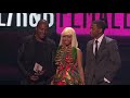 Nicki Minaj presents Rihanna at the 2010 AMAs