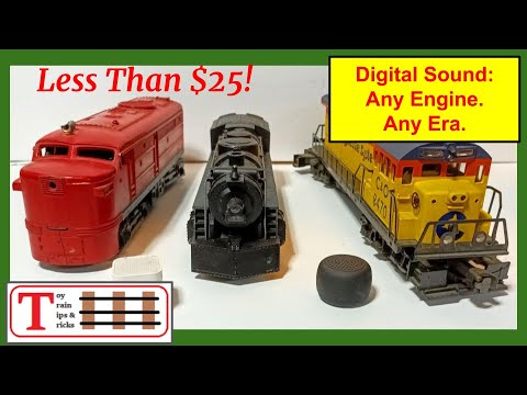 2023 Update: Easy, Inexpensive Onboard Sound For ANY O Gauge Locomotive