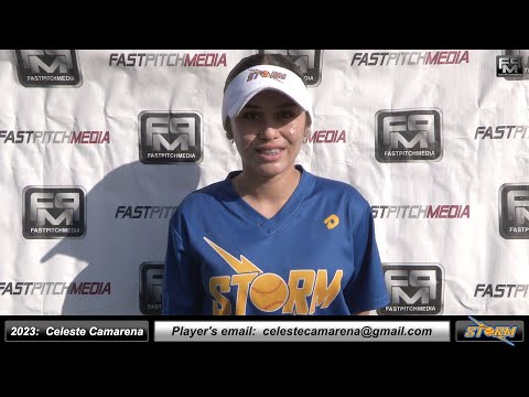 2023 Celeste Camarena 3.8 GPA - Athletic Catcher, Shortstop & 3rd Base Softball Skills Video - Storm