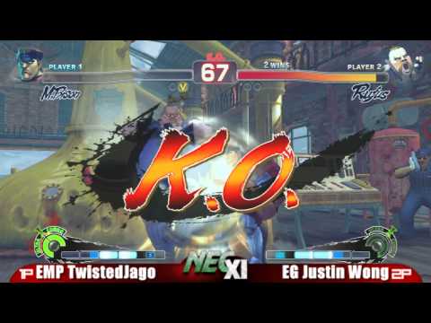 EMP TwistedJago vs EG Justin Wong NEC XI SSF4 Singles