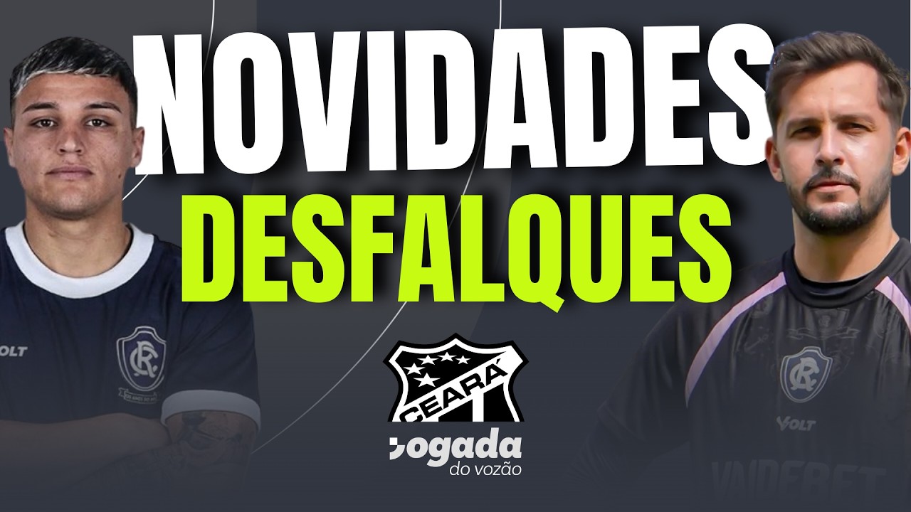 Imagem da notícia Últimas notícias do Ceará: reforços chegando, quantidade de contratações e desfalques