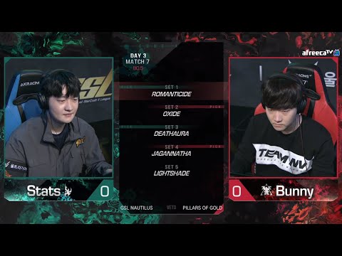 [2021 GSL S1] Code A Day3 Match1 Stats vs Bunny