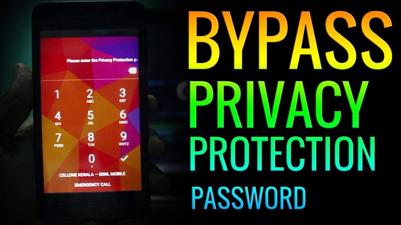 Remove Privacy Protection Password (Anti Theft) EASILY