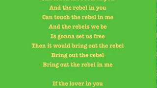 Video thumbnail of "Jimmy Cliff - Rebel in Me (Lyrics)"