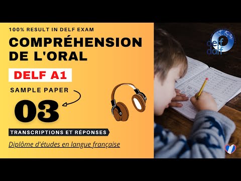 DELF A1 - Compréhension de l'oral [No. 03] | Listening Practice Test Online | French 'N' You