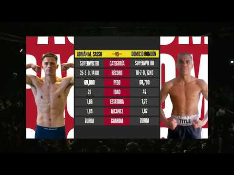 Adrián "Junior" SASSO vs Dominicio RONDÓN (Full Fight - Pelea Completa)