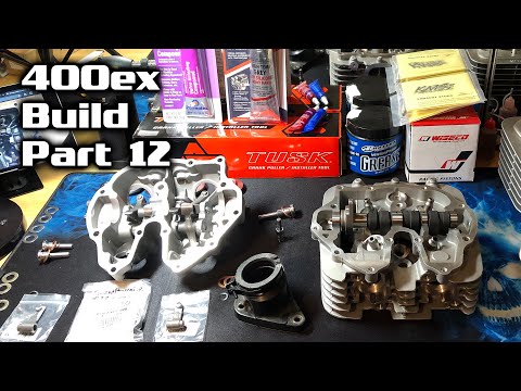 Honda 400ex Build - Part 12 - Motor Top End, Cylinder Head, Valves, Seals, Lapping, Sub-Rocker Arms