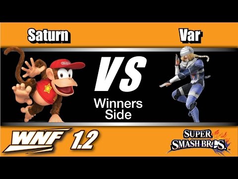 WNF 1.2 - Saturn (Diddy Kong) Vs. Var (Sheik) Winners Side - Smash Wii U